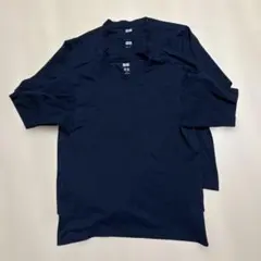 4枚セット ユニクロU ドライEXクルーネックTシャツ S ブラック