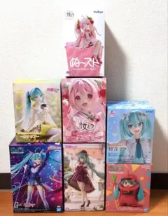 【1点あたり1450円以下！】初音ミク ガンダム45周年等フィギュア7点セット
