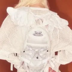 Candy Stripper 天使 羽 リュック 羽根付き バックパック 白のサムネイル