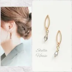 D-117】ハンドメイド ピアス イヤリング - メルカリ