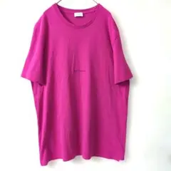 正規品SAINT LAURENTサンローラン センターロゴ Tシャツ ピンク Lのサムネイル
