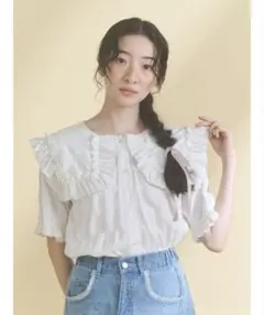 ✳️今季✳️CLANE TULLE VEST LAYERED TOPS チュール白L - メルカリ
