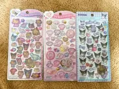 うるちゅるポップシール　日焼け　サンリオ　マイメロ　ボンドロ　クロミ　3点セット