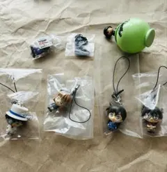 名探偵コナン フィギュアストラップセット.すき家.くら