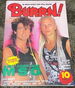 BURRN!! 1986年10月・ポスターカレンダー・ACCEPT