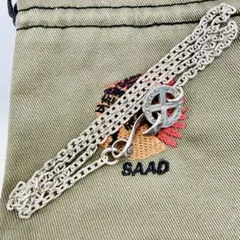 美品　SAAD ブロンズハートフェザー、フックホイール、太角チェーンセット 美品 SAAD ブロンズハートフェザー、フックホイール、太角チェーン