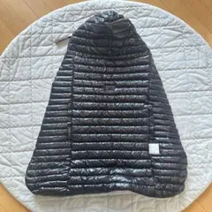 Baby Hopper美品 防寒ケープ抱っこひも用ダウン ネイビーベビーホッパー