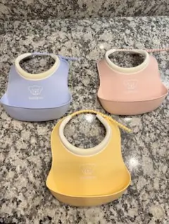 ベビービョルン　離乳食　ピンク　ビブ　スタイ　スモール　ミニ　お食事エプロン