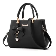 2way ハンドバッグ ショルダーバッグ ブラック