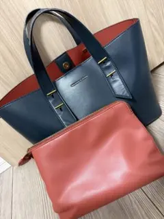 Charles &Keith ダブルハンドルスローチーバッグ ダークグリーン