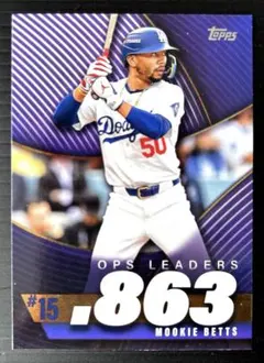 topps 2025 MLB OPS Leaders Mookie Betts