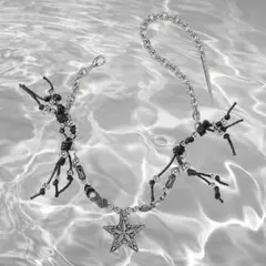 y2k mcbling パンク フェアリーグランジ ロック スター ネックレス