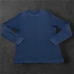 UNIQLO/ ユニクロ ワッフル Tシャツ 長袖 Ｌ メンズ