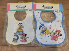 Disney スタイ・よだれかけ 2枚セット