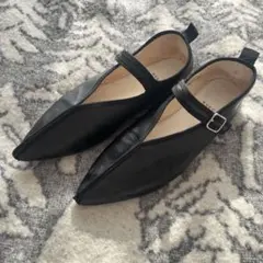 SVEC ブラック フラットシューズ　37