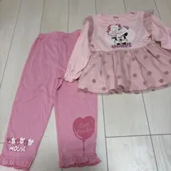 ミニーマウス パジャマ 110cm ピンク