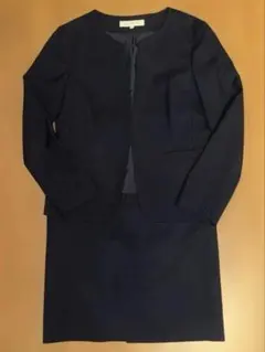 NATURAL BEAUTY BASIC ノーカラージャケット セットアップ