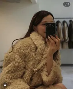 THE TOÉ Trafalgar Boa Coat - メルカリ