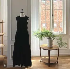 極美品 Bed&Breakfast ブラック　ノースリーブワンピースのサムネイル