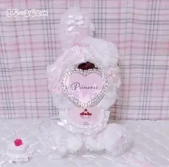 Milky Strawberry macaron】おすわりぬい服 16cm - メルカリ