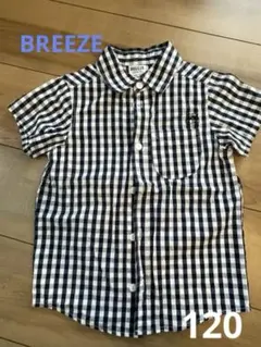 【子供服】BREEZE 半袖チェックシャツ