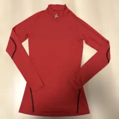 adidas TECHFIT 長袖インナー Sサイズ レッド1184番