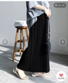 reca 迷わず着れる！大人のロングプリーツスカート