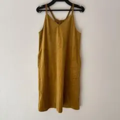 GU ベロアキャミソールワンピース　140 キッズ　女の子