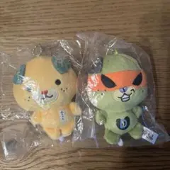 【新品】愛媛ご当地キャラ　みきゃんとダークみきゃんマスコット 2個セット