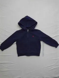 ■ラルフローレン キッズ ジップアップパーカー ネイビー 24M