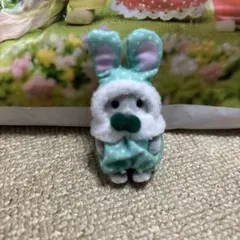赤ちゃんカラフルウサギコスチューム わたウサギの赤ちゃん