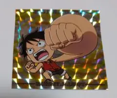 ONE PIECE にふぉるめーしょん　モンキー・D・ルフィ シール　ホロ加工