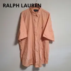 ラルフローレン シャツ 半袖 ポニー ロゴ 刺繍 3LT 大きいサイズ チェック