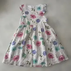 BeBe 花柄 ノースリーブワンピース 150 - メルカリ