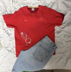 【超希少】【銀タグ】90s NIKEロナウジーニョ Tシャツ vintage