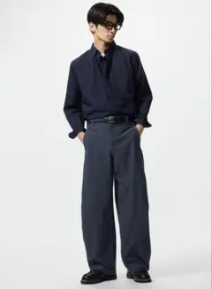 UNIQLO ジャージーバレルレッグパンツ