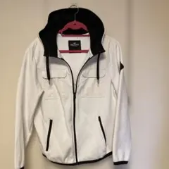HOLLISTER ホリスター ジップアップパーカー ホワイト S
