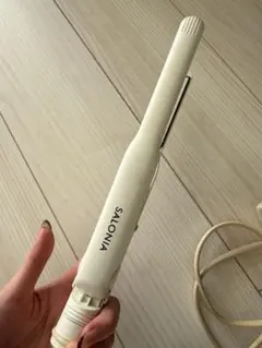 SALONIA ストレートヘアアイロン15mm ホワイト