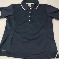 Nike Dri-FIT ネイビー ポロシャツ S