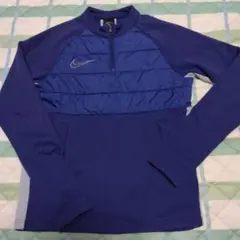 Nike Dri-FIT 青 ハーフネックウェア