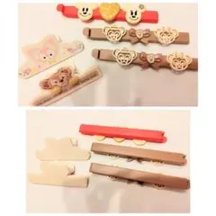 Disney　キャラクタークリップ ５個セット