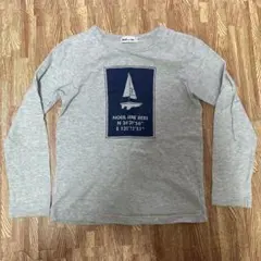 Noeil aime BeBe べべ　長袖カットソー 140 ロンT グレー