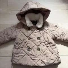 petit main（プティマイン） コート 90cm ベージュ バックフリル