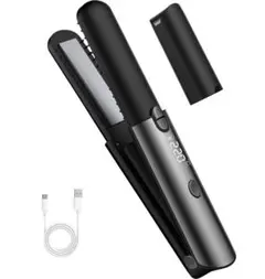ヘアアイロン コードレス ストレート カール 2WAY 充電式 コンパクトのサムネイル