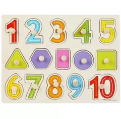 多色の数字と果物の知育パズル　2個セットのサムネイル