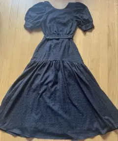 ♡rienda夏用背中空きブラックワンピース♡