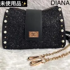 ショルダーバッグ レディース 斜めがけ ダイアナ DIANA パール グリッターのサムネイル