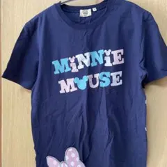 ミニーマウス グラフィック Tシャツ Mサイズ ネイビー