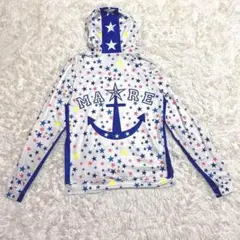 TRE☆STAR星柄 ラッシュガード　パーカー S 海　レジャー　海水浴　羽織り