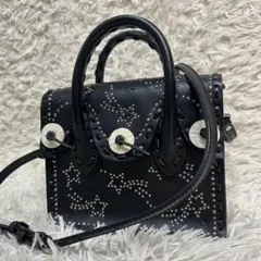 未使用級！ カービングトライブス ハンドバッグ ショルダーバッグ スタッズ